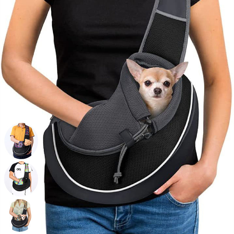 Stylish & Portable Crossbody Pet Carrier for Dogs & Cats